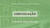 Convocação - Tomada de Preços 001/2020