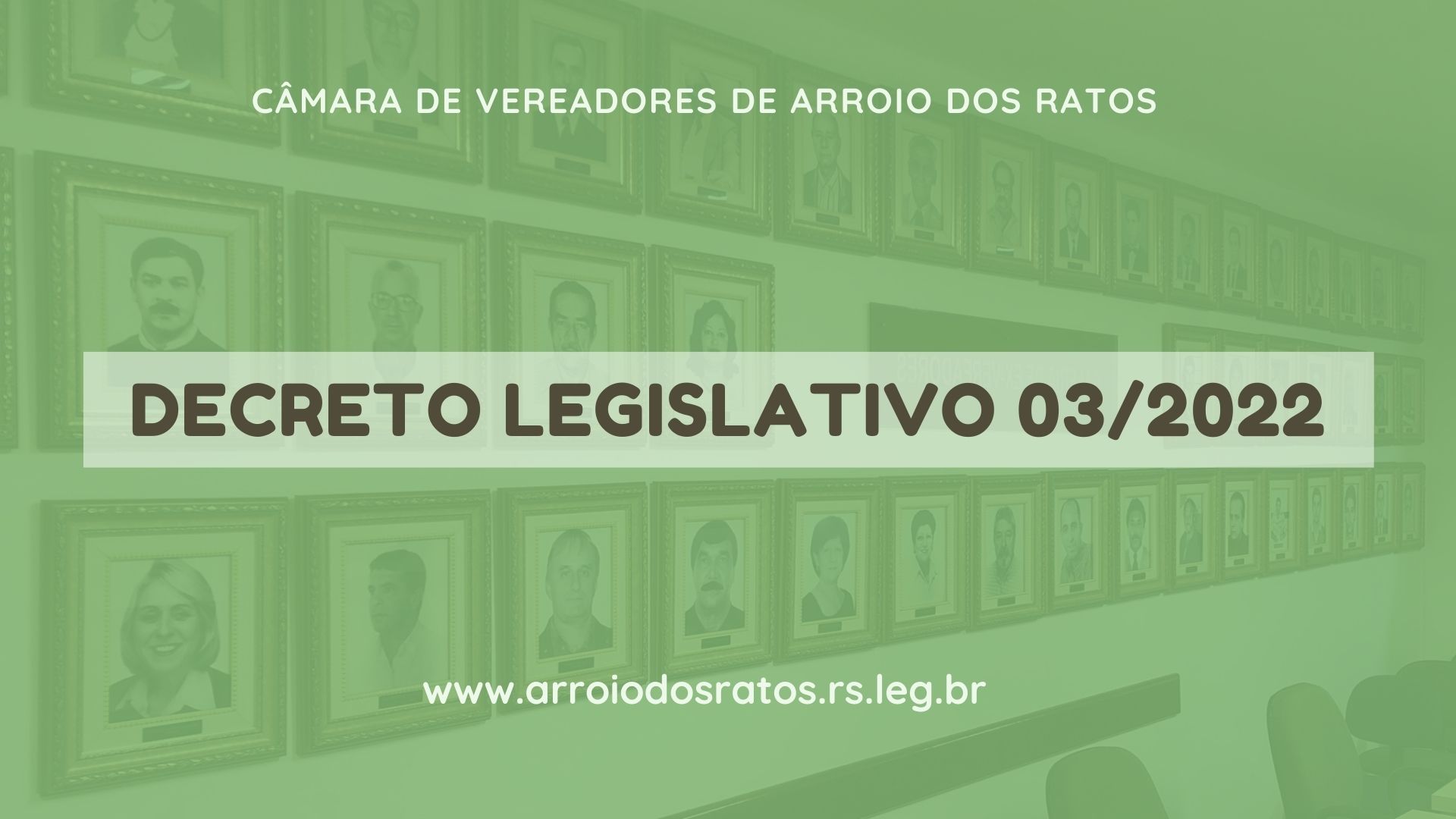 Decreto libera presença de público na Câmara de Vereadores
