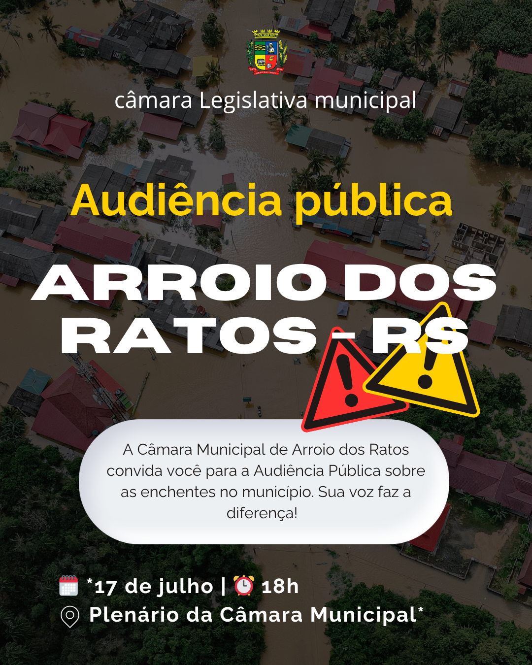 📢 *Convocação para Audiência Pública*  