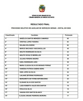 📢 *Divulgação do Resultado Final*  