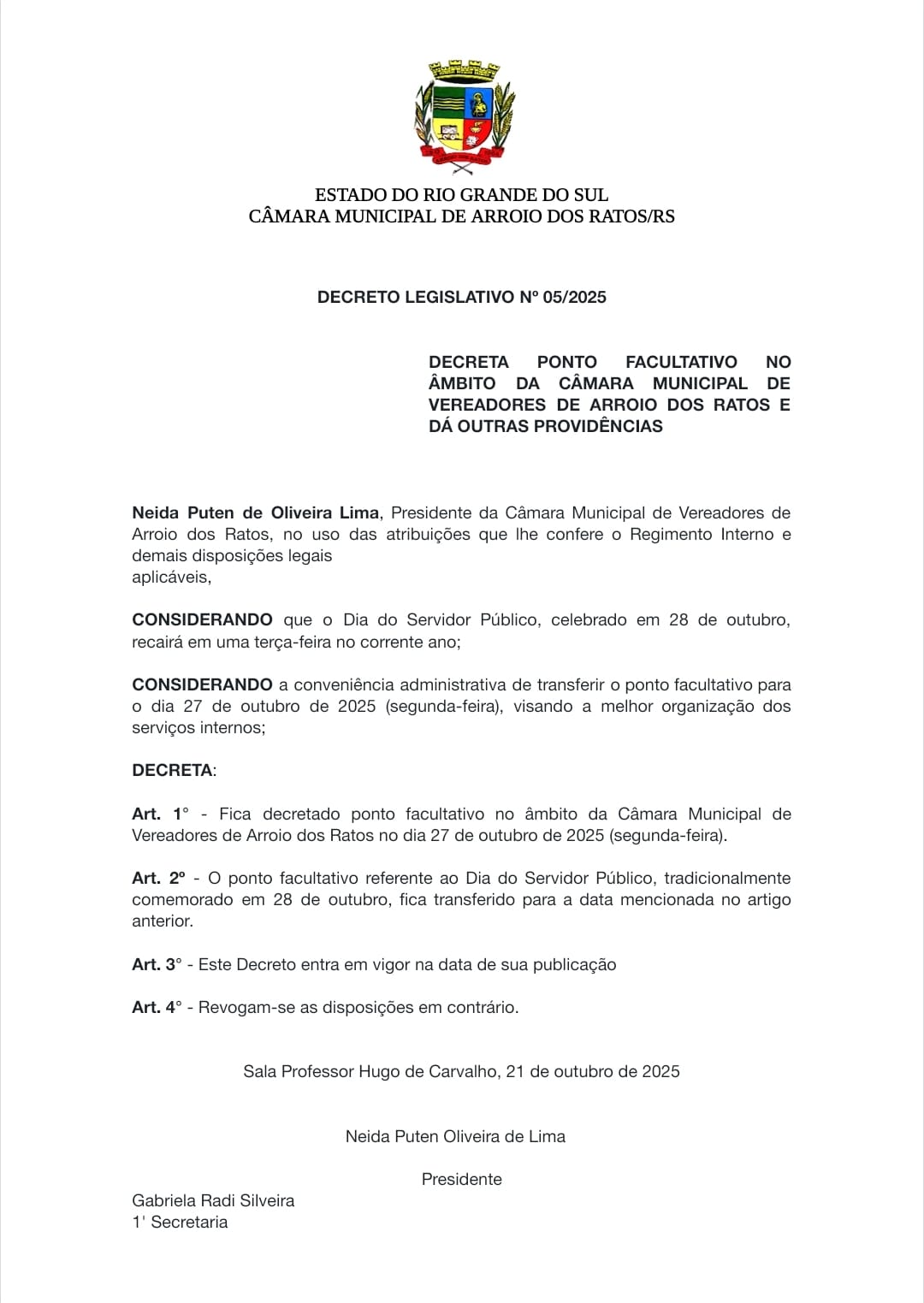 DECRETO LEGISLATIVO 05-2025