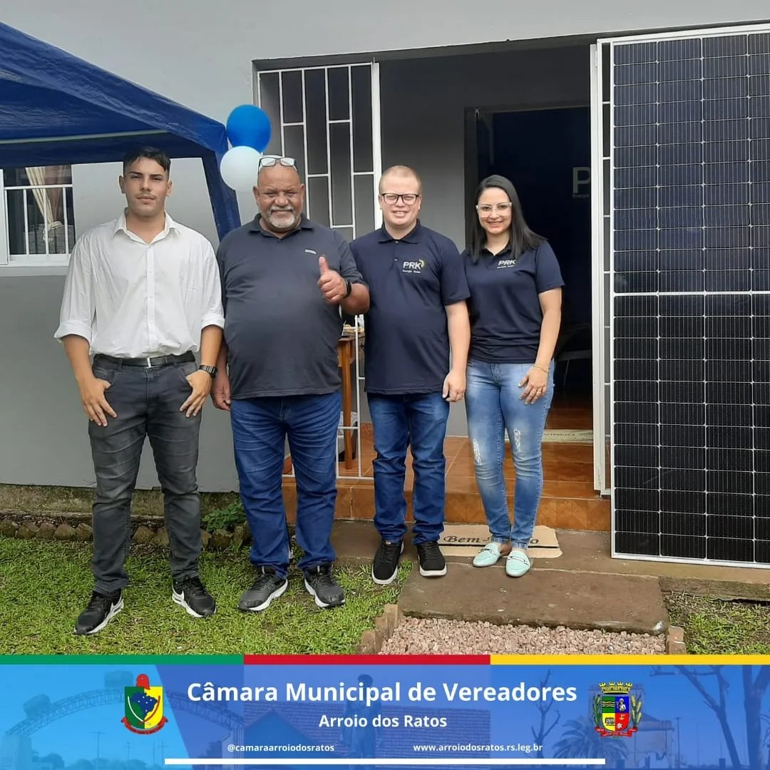 Na manhã de dia 29/11/2023 o Diretor Jurídico da Câmara de Vereadores de Arroio dos Ratos, Clemir Corrêa e o Assessor de Comunicação Arthur Leão, estiveram representando o Presidente da Câmara de Vereadores Dilson Lemos.