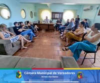 Na manhã de hoje dia 24 de janeiro de 2023 os vereadores reuniram-se com o Prefeito José Carlos Garcia de Azeredo a fim de tratar dos projetos de lei que irão à votação em sessão extraordinária.