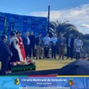 Na manhã de sábado 26.08.23, o Presidente da Câmara Municipal de Vereadores de Arroio dos Ratos Dilson Lemos, a convite do Prefeito de General Câmara Helton Barreto, prestigiou a Inauguração do Acesso Ivalino José Moreira.