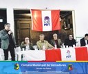 Na noite do dia 30.06.2023 o Presidente da Câmara Municipal de Vereadores de Arroio dos Ratos, Dilson Lemos, esteve participando da Convenção Municipal do PDT da cidade de Butiá