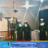 O Presidente da Câmara Municipal de Vereadores de Arroio dos Ratos Dilson Lemos, prestigiou a Formatura dos Técnicos de Enfermagem da Escola Cenecista Santa Bárbara, neste dia 15 de Dezembro.