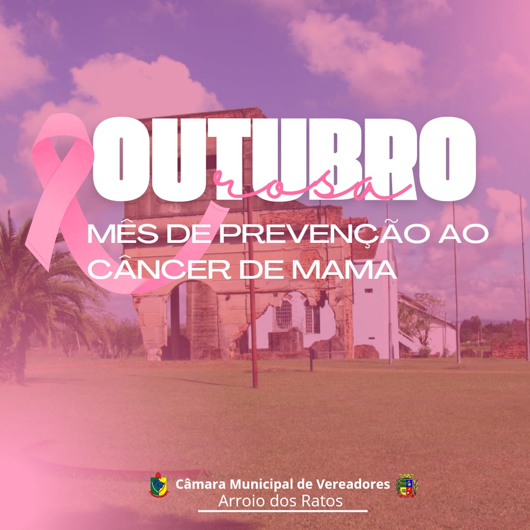 OUTUBRO ROSA 🩷 MÊS DE PREVENÇÃO AO CÂNCER DE MAMA!!